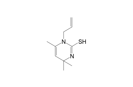 1-allyl-1,4-dihydro-4,4,6-trimethyl-2-pyrimidinethiol