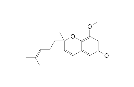 8-METHOXY-2-METHYL-2-(4-METHYL-3-PENTENYL)-2H-1-BENZOPYRAN-6-OL