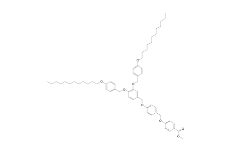 [4-3,4-4-(2)]-12G1-CO2CH3;METHYL-4-[4'-[3'',4''-BIS-[PARA-(N-DODECAN-1-YLOXY)-BENZYLOXY]-BENZYLOXY]-BENZYLOXY]-BENZOATE