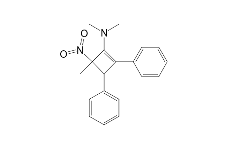 TRANS-N,N,4-TRIMETHYL-4-NITRO-2,3-DIPHENYL-1-CYCLOBUTEN-1-AMINE