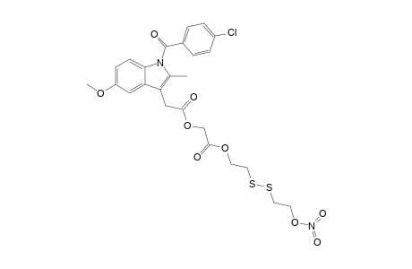 2-[2-[[2-(NITROOXY)-ETHYL]-DISULFANYL]-ETHOXY]-2-OXO-ETHYL-2-[1-(4-CHLOROBENZOYL)-5-METHOXY-2-METHYL-1H-INDOL-3-YL]-ACETATE