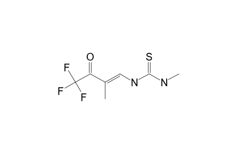 1-METHYL-3-(4,4,4-TRIFLUORO-2-METHYL-3-OXO-1-BUTENYL)-THIOUREA