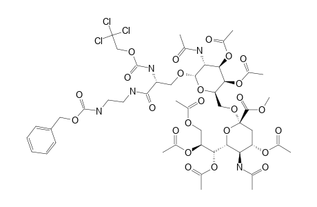 #22;O-[METHYL-(5-ACETAMIDO-4,7,8,9-TETRA-O-ACETYL-3,5-DIDEOXY-D-GLYCERO-ALPHA-D-GALACTO-2-NONULOPYRANOSYL)-ONATE]-(2->6)-O-(2-ACETAMIDO-3,4-DI-O-ACETYL-2-DEOXY