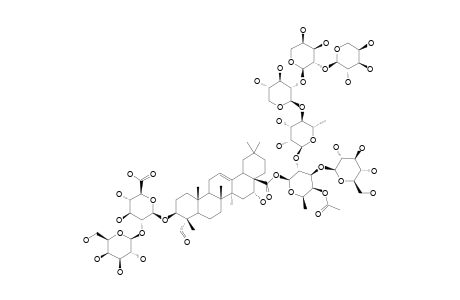 #1;3-O-[BETA-D-GALACTOPYRANOSYL-(1->2)-BETA-D-GLUCURONOPYRANOSYL]-28-O-([ALPHA-L-ARABINOPYRANOSYL-(1->2)-ALPHA-L-ARABINOPYRANOSYL-(1->3)-BETA-D-XYLOPYRANO