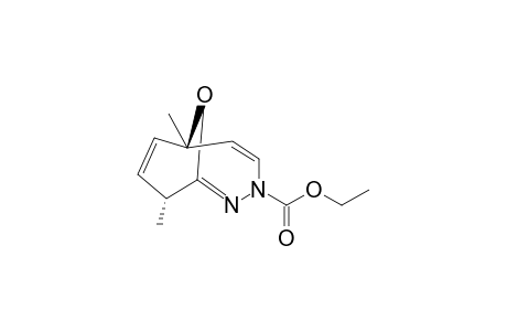 [1-ALPHA,6-ALPHA,9-BETA]-6,9-DIMETHYL-3-ETHOXYCARBONYL-10-OXA-2,3-DIAZA-BICYCLO-[4.3.1]-1,4,7-DECATRIENE