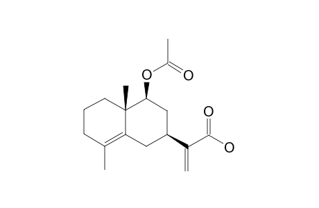 9-BETA-ACETOXY-4,11(13)-EUDESMADIEN-12-OIC-ACID