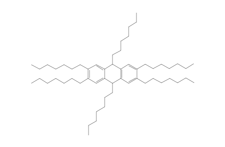 2,3,6,7,9,10-hexaheptyl-9,10-dihydroanthracene