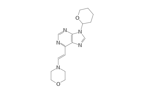 (E)-6-[2-(MORPHOLIN-4-YL)-VINYL]-9-(TETRAHYDROPYRAN-2-YL)-PURINE