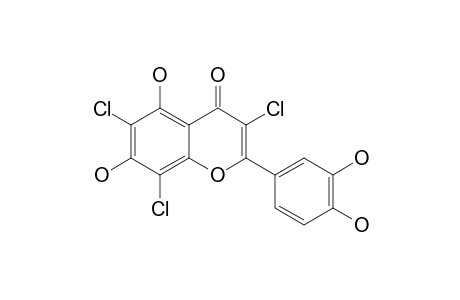 3,6,8-TRICHLORO-5,7,3',4'-TETRAHYDROXY-FLAVONE