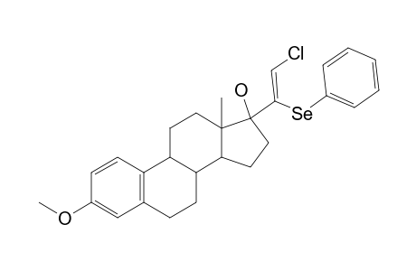 1,3,5(10)-ESTRATRIEN-17-ALPHA-(E-1'-PHENYLSELENO-2'-CHLOROETHENYL)-3-BETA,17-BETA-DIOL-3-METHYLETHER