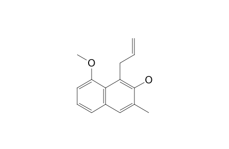 8-METHOXY-3-METHYL-1-(PROP-2'-ENYL)-NAPHTHALEN-2-OL