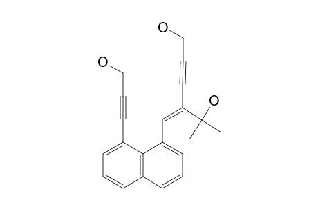 (Z)-4-[8-(3-HYDROXY-1-PROPYNYL)-1-NAPHTHYL]-METHYLIDEN-5-METHYL-2-HEXYNE-1,5-DIOL