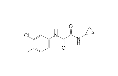 N~1~-(3-chloro-4-methylphenyl)-N~2~-cyclopropylethanediamide