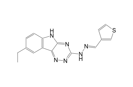 3-thiophenecarbaldehyde (8-ethyl-5H-[1,2,4]triazino[5,6-b]indol-3-yl)hydrazone