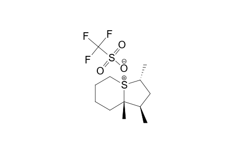 ENDO,EXO-CIS-6,7,9-TRIMETHYL-1-THIONIABICYCLO-[4.3.0]-NONANE-TRIFLUOROMETHANESULFONATE