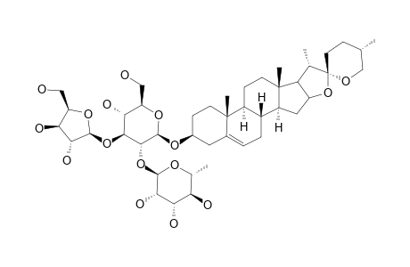 DIOSGENYL-ALPHA-L-RHAMNOPYRANOSYL-(1->2)-BETA-L-ARABINOFURANOSYL-(1->3)-BETA-D-GLUCOPYRANOSIDE