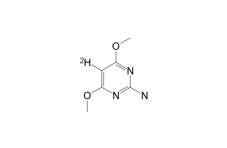 2-AMINO-4,6-DIMETHOXY-PYRIMIDINE;12-HOURS-AFTER-DISSOLUTION;5-DEUTERIATED-PYRIMIDINE