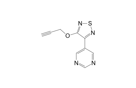 5-[4-(1-PROPIN-2-YL)-OXY-[1,2,5]-THIADIAZOL-3-YL]-PYRIMIDINE