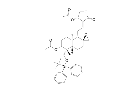 19-O-(TERT.-BUTYL-DIPHENYLSILYL)-3,14-O-DIACETYL-8,17-EPOXY-ANDROGRAPHOLIDE