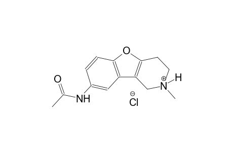 8-(acetylamino)-2-methyl-1,2,3,4-tetrahydro[1]benzofuro[3,2-c]pyridin-2-ium chloride