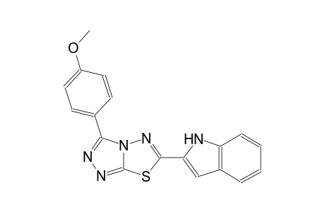 1H-indole, 2-[3-(4-methoxyphenyl)[1,2,4]triazolo[3,4-b][1,3,4]thiadiazol-6-yl]-