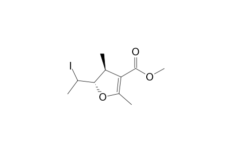 trans-5-(1-Iodoethyl)-2,4-dimethyl-4,5-dihydrofuran-3-carboxylic acid methyl ester