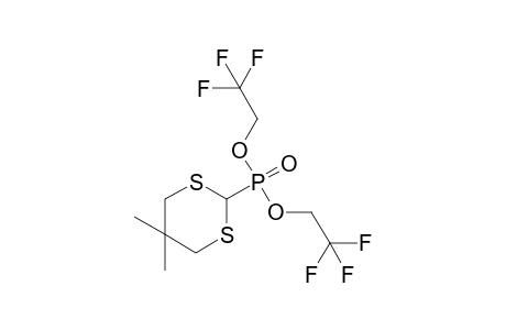 2-[Bis(2,2,2-trifluoroethoxy)phosphoryl]-5,5-dimethyl-1,3-dithiane