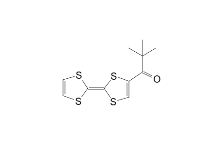 1-(Tetrathiafulvalene-4-yl)-2,2-dimethylpropan-1-one