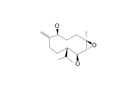 4-BETA,5-ALPHA-EPOXY-7-ALPHA-H-GERMACRA-10(14)-ENE-1-BETA,6-BETA-DIOL