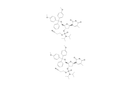 CYANOETHYL-5'-O-(4,4'-DIMETHOXYTRITYL)-THYMIDINE-3'-YL-N-DIISOPROPYLPHOSPHORAMIDATE