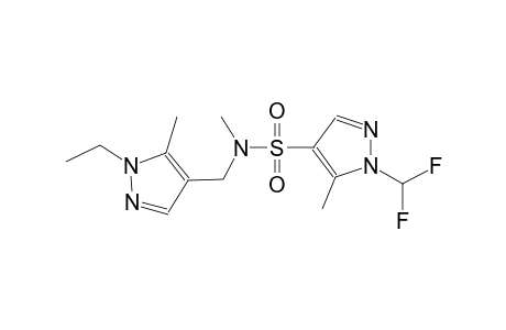 1H-pyrazole-4-sulfonamide, 1-(difluoromethyl)-N-[(1-ethyl-5-methyl-1H-pyrazol-4-yl)methyl]-N,5-dimethyl-