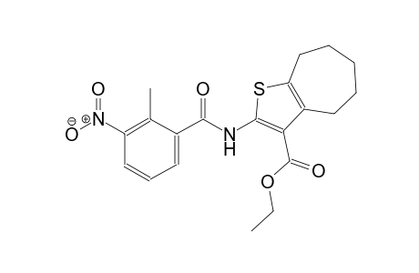 ethyl 2-[(2-methyl-3-nitrobenzoyl)amino]-5,6,7,8-tetrahydro-4H-cyclohepta[b]thiophene-3-carboxylate