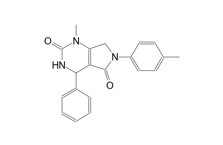 1-Methyl-4-phenyl-6-p-tolyl-3,4,6,7-tetrahydro-1H-pyrrolo[3,4-d]pyrimidine-2,5-dione