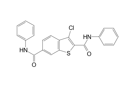 3-chloro-N2,N6-diphenyl-benzothiophene-2,6-dicarboxamide