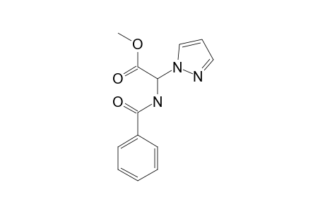 METHYL-N-BENZOYL-ALPHA-(PYRAZOL-1-YL)-GLYCINATE