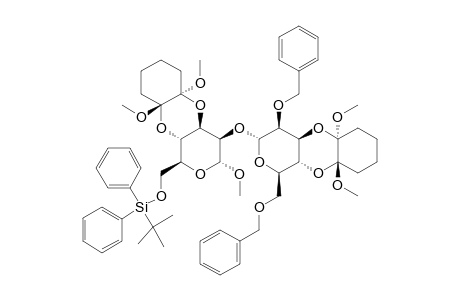 METHYL-2-O-[2,6-DI-O-BENZYL-3,4-O-[(1'''S,2'''S)-1''',2'''-DIMETHOXYCYClOHEXANE-1''',2'''-DIYL]-ALPHA-D-MANNOPYRANOSYL)-3,4-O-[(1''S,2''S)-1'',2''-DIMETHOXY