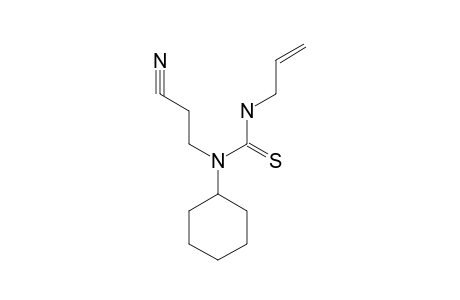 3-allyl-1-(2-cyanoethyl)-1-cyclohexyl-2-thiourea