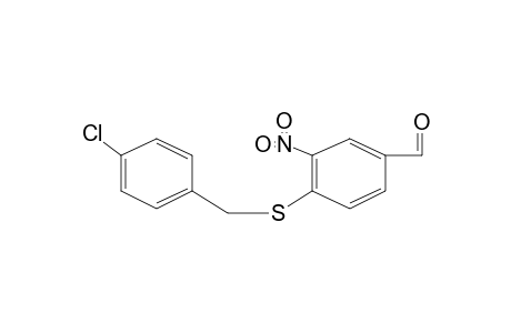 4-[(p-CHLOROBENZYL)THIO]-3-NITROBENZALDEHYDE