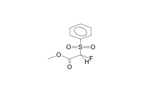 (PHENYLSULPHONYL)FLUOROACETIC ACID, METHYL ESTER