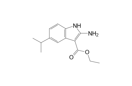 Ethyl 2-Amino-5-(1-methylethyl)indole-3-carboxylate