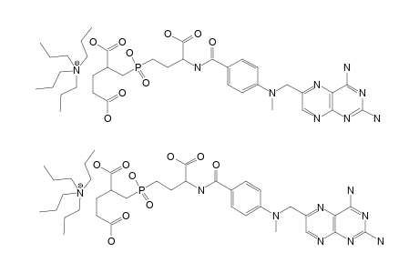 #1B;2-[[[3-CARBOXY-3-[[4-[[(2,4-DIAMINO-6-PTERIDINYL)-METHYL]-METHYLAMINO]-BENZOYL]-AMINO]-PROPYL]-HYDROXYPHOSPHINYL]-METHYL]-PENTANE-1,5-DIOIC-ACID-TETRA-(TRI