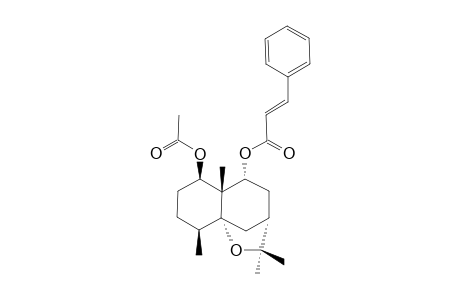 1-BETA-ACETOXY-9-ALPHA-CINNAMOYLOXY-BETA-DIHYDROAGAROFURAN