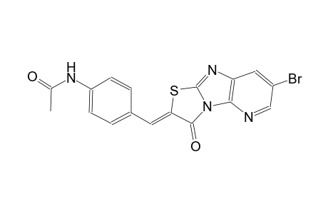 acetamide, N-[4-[(Z)-(7-bromo-3-oxothiazolo[2',3':2,3]imidazo[4,5-b]pyridin-2(3H)-ylidene)methyl]phenyl]-