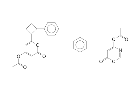 CYCLOBUTANE, R-1-(4-ACETOXY-6-OXO-6H-1,3-OXAZIN-2-YL)-T-3-(4-ACETOXY-2-OXO-2H-PYRAN-6-YL)-C-2,T-4-DIPHENYL-