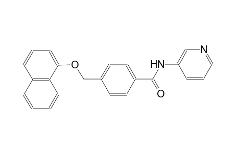 4-[(1-naphthyloxy)methyl]-N-(3-pyridinyl)benzamide