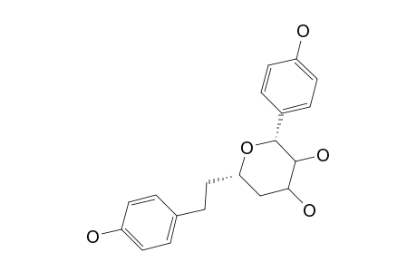 (3S,5R,6S,7R)-5,6-DIHYDROXY-1,7-BIS-(4-HYDROXYPHENYL)-DE-O-METHYLCENTROLOBINE