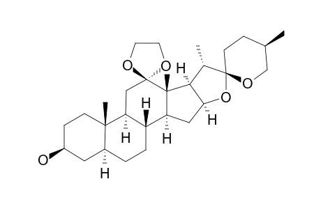 (25R)-12-ETHYLENEDIOXY-5-ALPHA-SPIROSTAN-3-BETA-OL