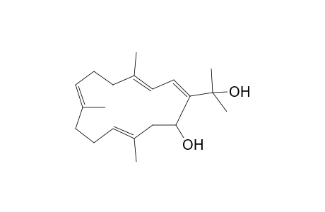 1(E),3(E),7(E),11(E)-CEMBrATETRAENE-14,15-DIOL