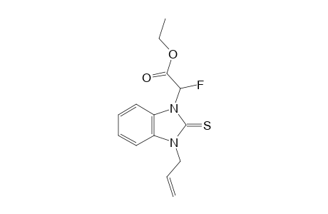 Ethyl 2-(3-allyl-2-thioxo-2,3-dihydro-1H-benzo[d]imidazol-1-yl)-2-fluoroacetate