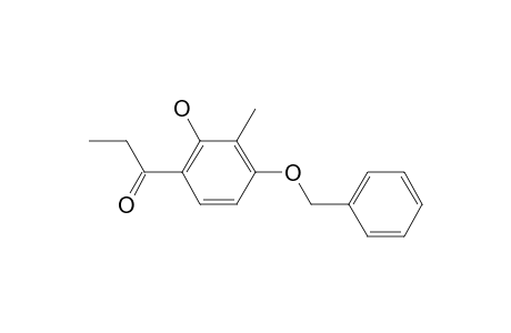 1-[4-(benzyloxy)-2-hydroxy-3-methyl-phenyl]propan-1-one